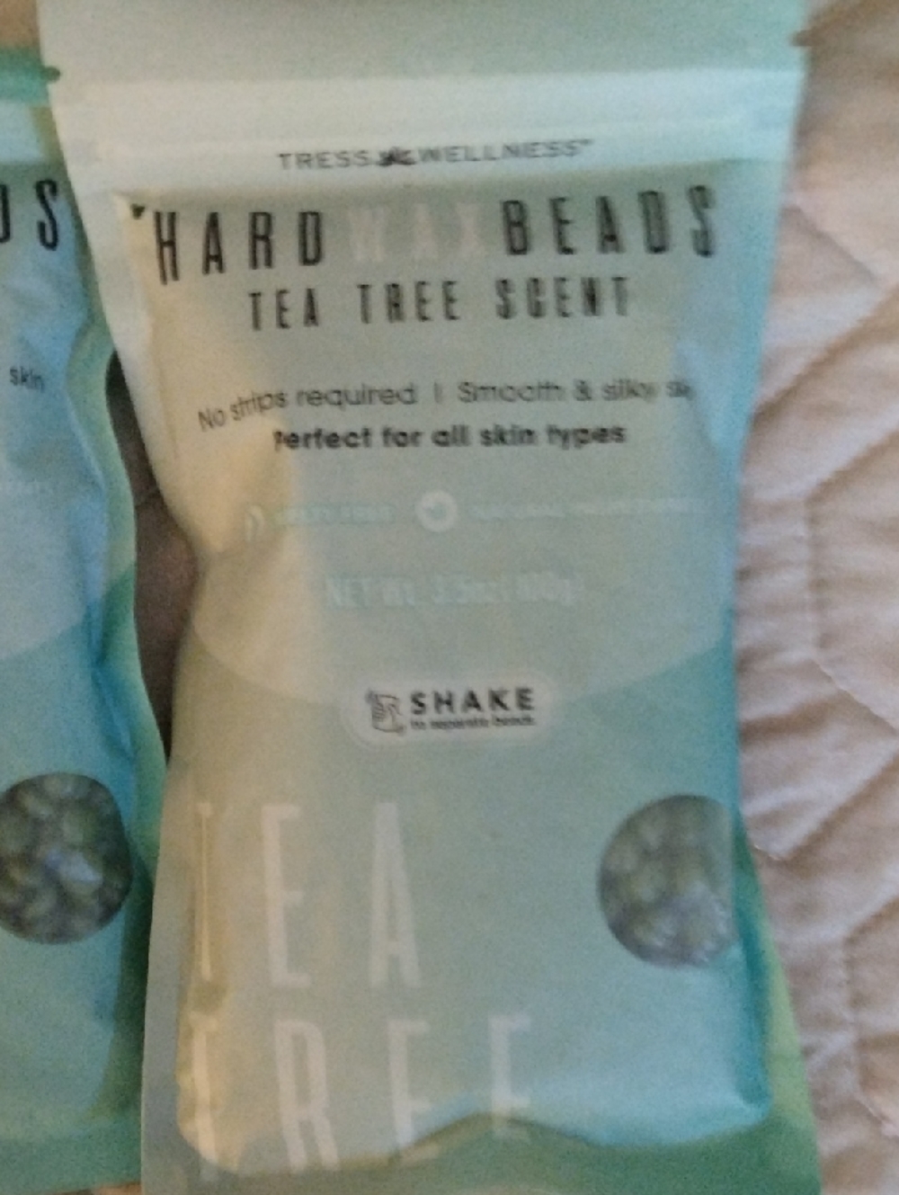 Source Unknown Tea Tree Scent Hard Wax Beads - Light Green Packaging